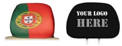 custom car headrest covers